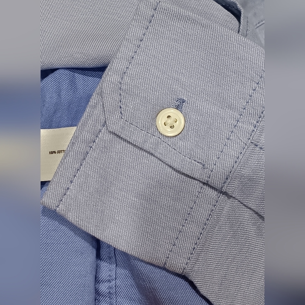 Old Navy Boy's Long Sleeve Classic Dress Shirt 100% Cotton NWT Size M(8) - Picture 9 of 10